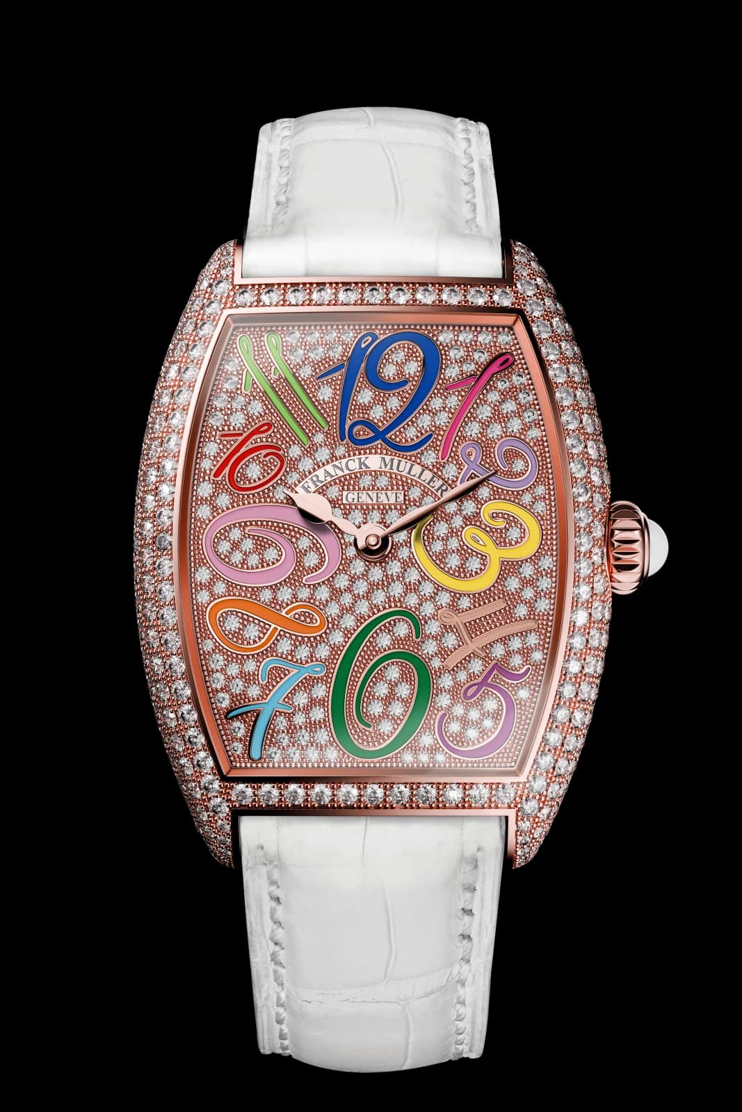 Franck Muller 7502 QZ DCD COLOR MEDLEY DIAM COLDRM 5N