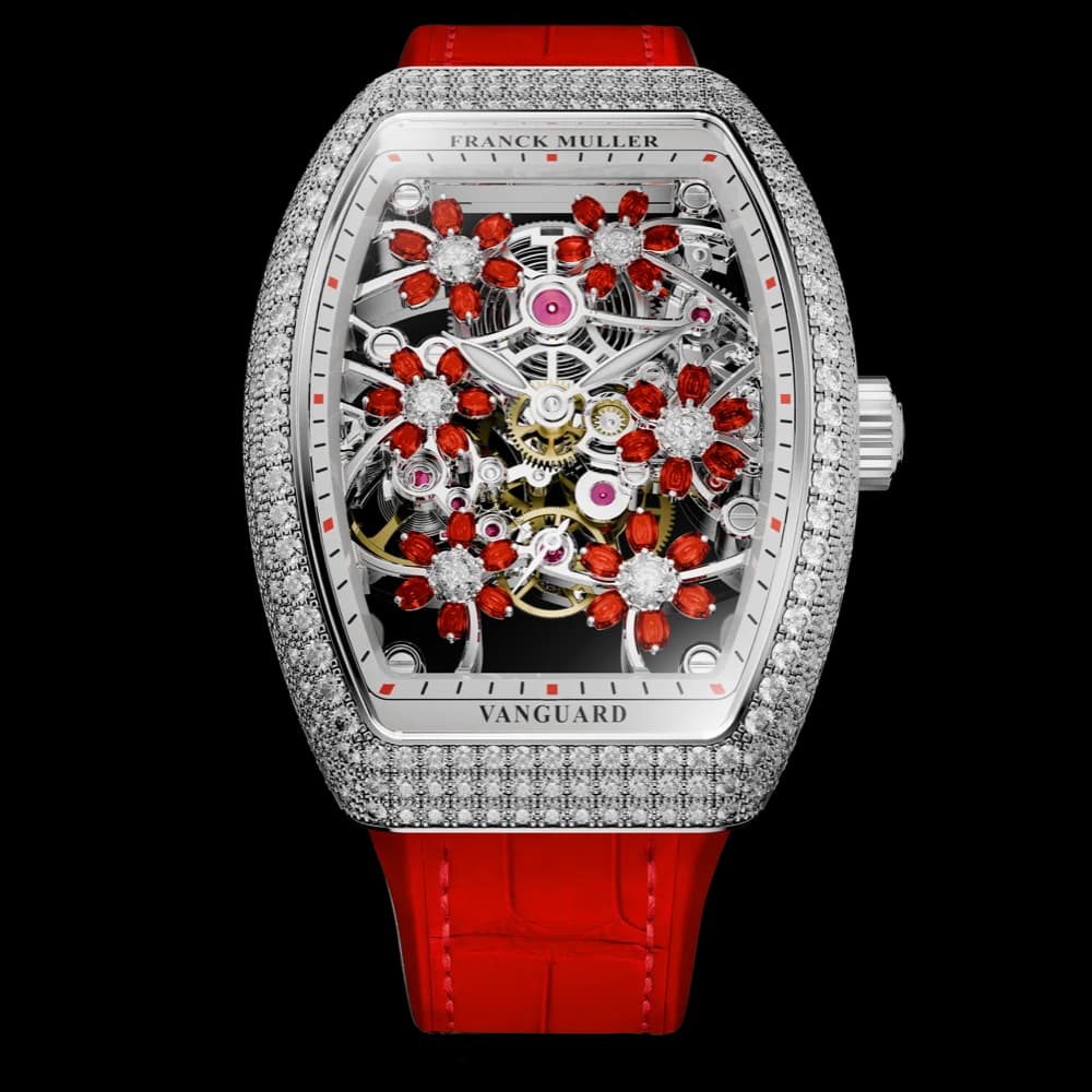 Franck Muller V 32 S6 SQT CURVEX CUT FLOWER RU D