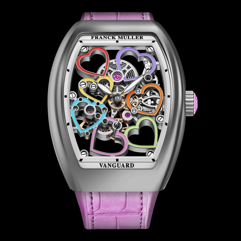 Franck Muller V 38 S6 SQT HEART COL DRM
