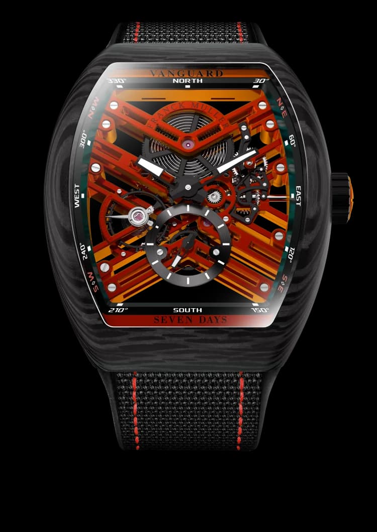 Franck Muller V 43 S6 SQT MVT NL BO CARBONE