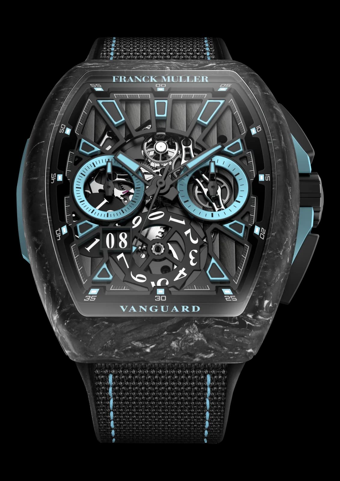 Franck Muller V 45 CC GD SQT RCG KRYPTON 2 CARBONE NR