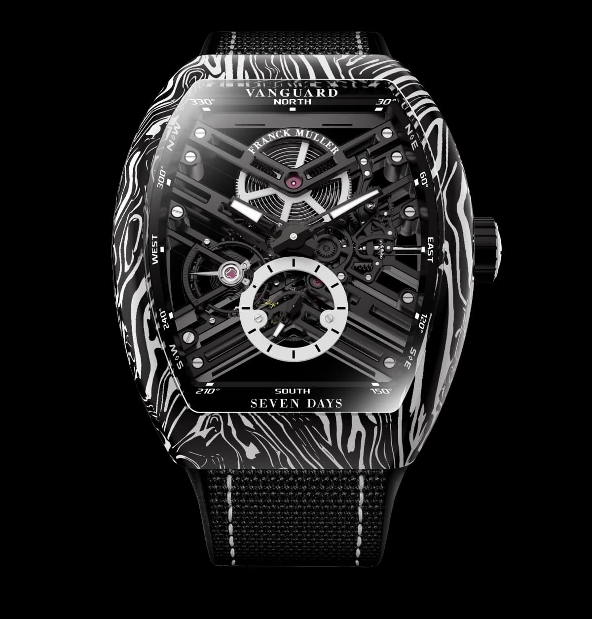 Franck Muller V 45 S6 SQT CARBONE AMS BC