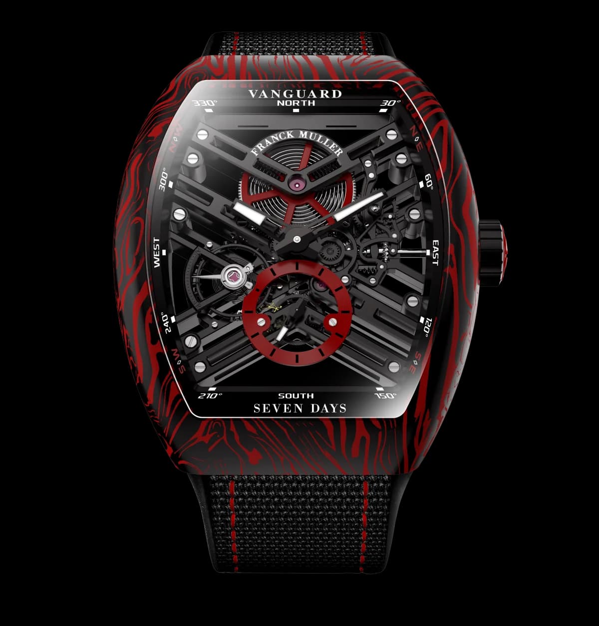 Franck Muller V 45 S6 SQT CARBONE AMS RG