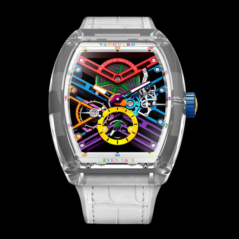 Franck Muller V 45 S6 SQT COL DRM SAPPHIRE