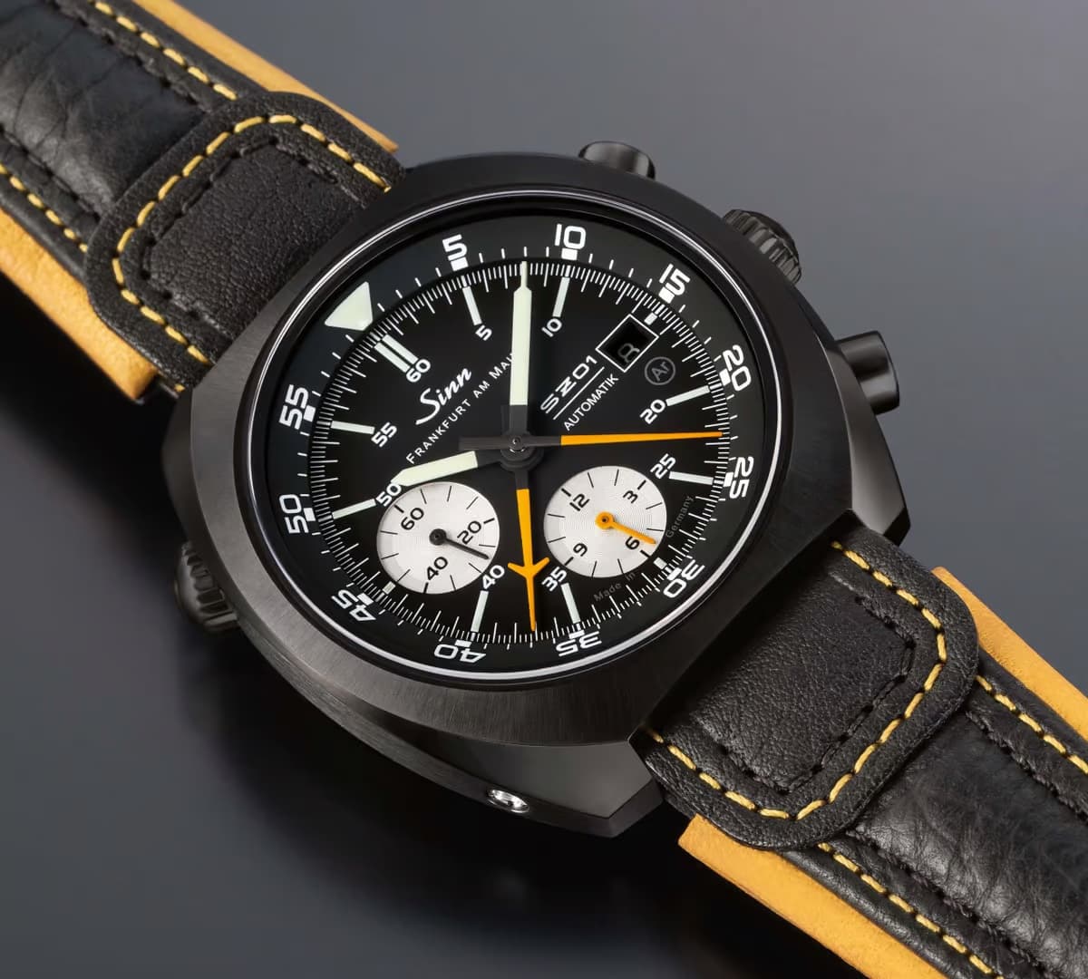 Sinn 140 A S Anniversary celebrates 65 years with yellow accents