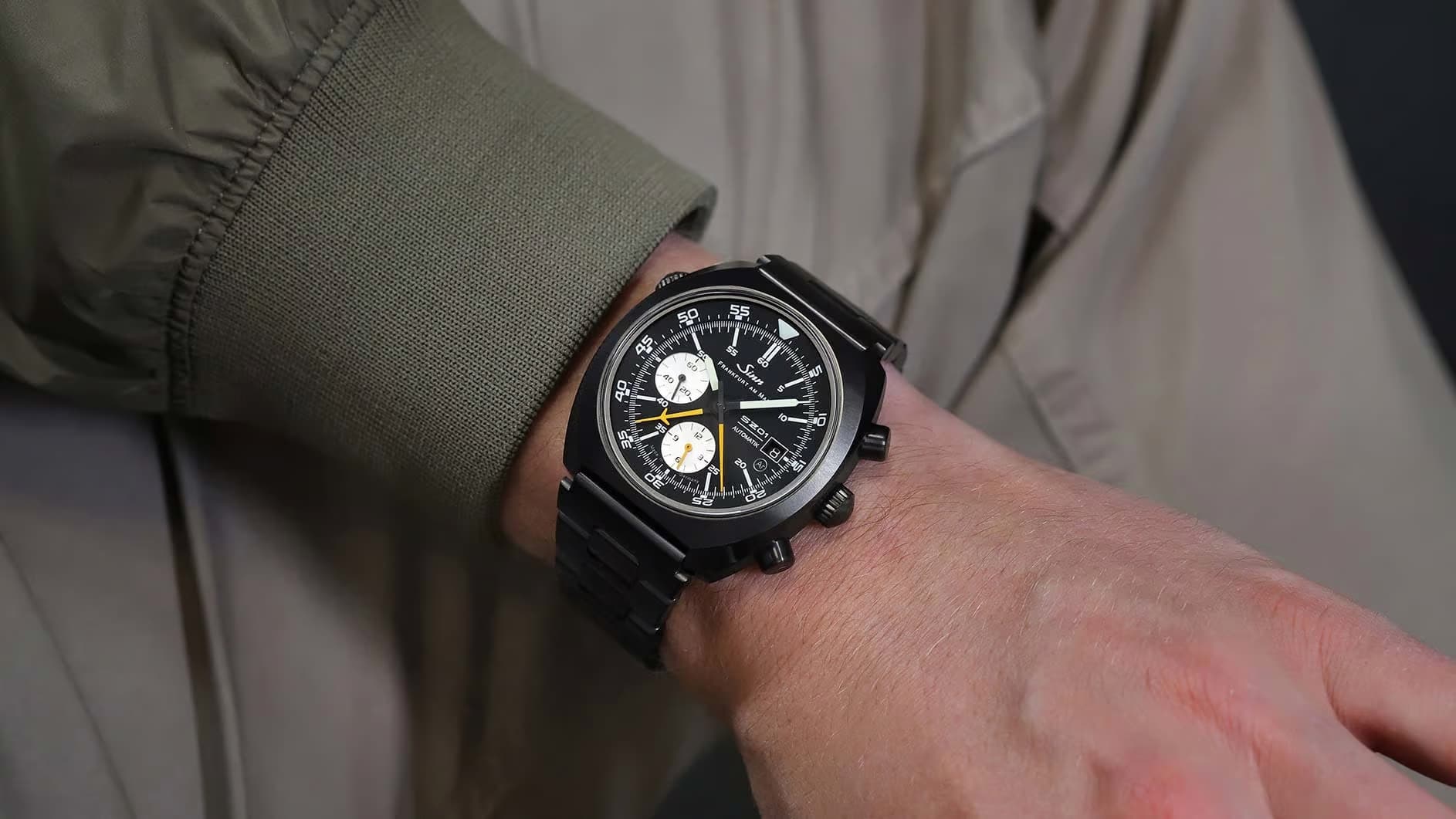 Sinn 140 A S Anniversary celebrates 65 years with yellow accents